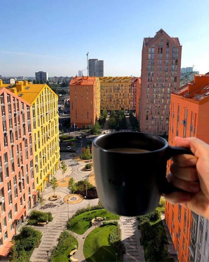 Comfortable Studio Apartments In A Secure Residential Complex Comfort Town Кт-02 Kijów Zewnętrze zdjęcie